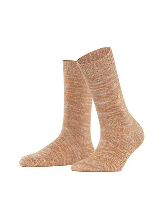 BURLINGTON | Damen Socken KNITTINGHAM 36-41 claret | camel